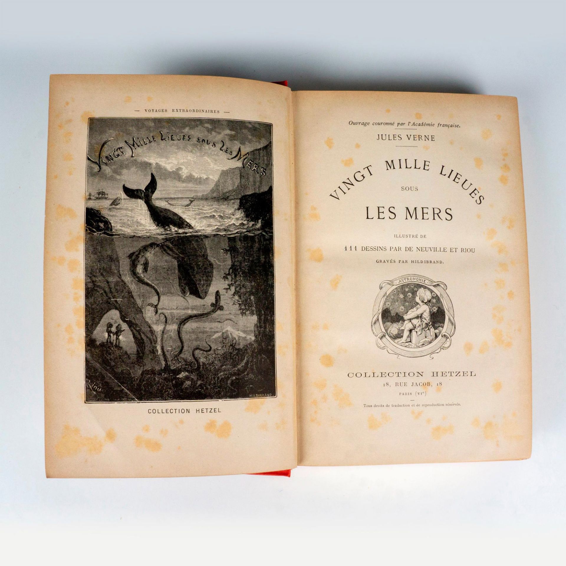 Jules Verne, 20.000 Lieues Sous Les Mers, A Un Elephant - Bild 2 aus 3