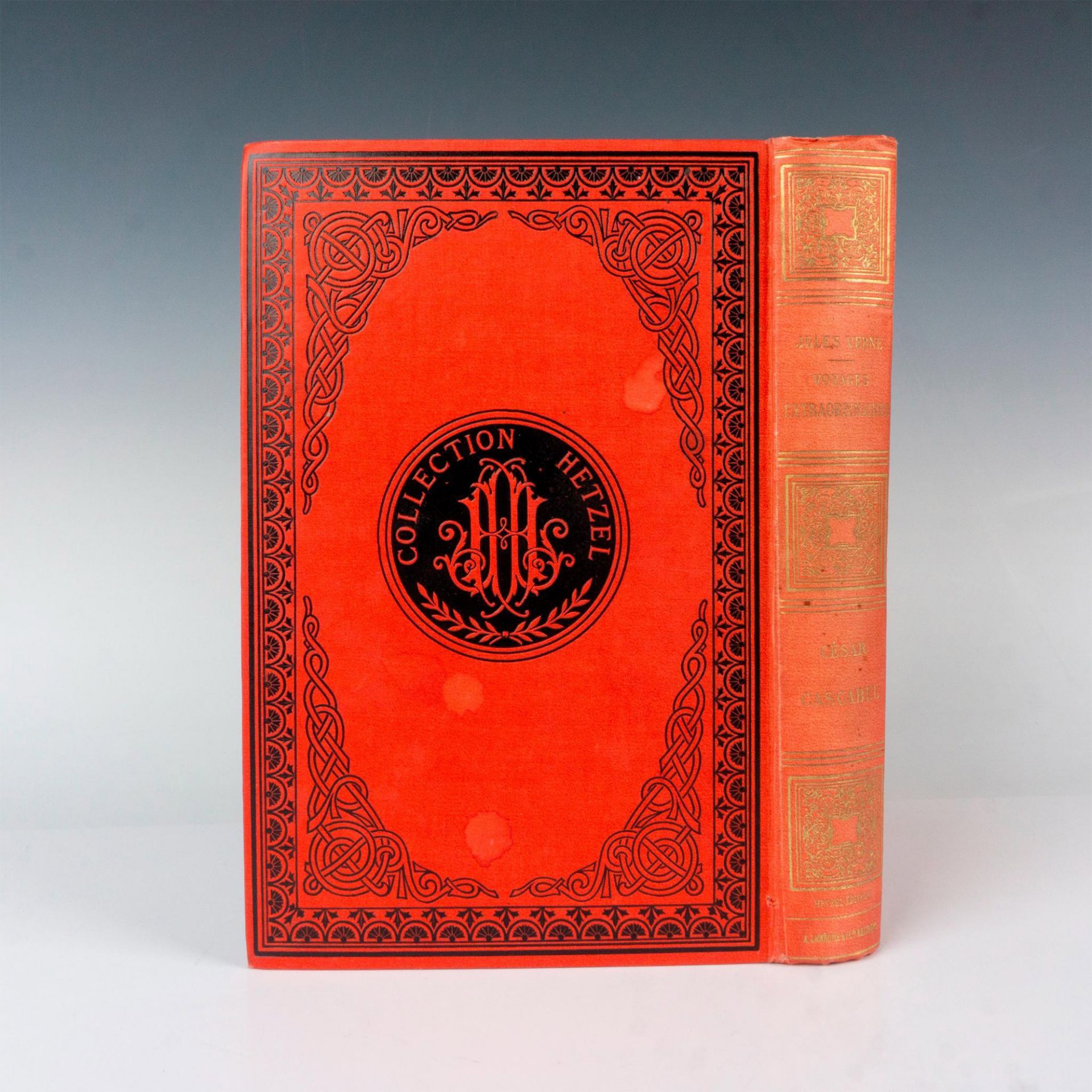Jules Verne, Cesar Cascabel, Au Deux Elephants, Red Cover - Bild 3 aus 3