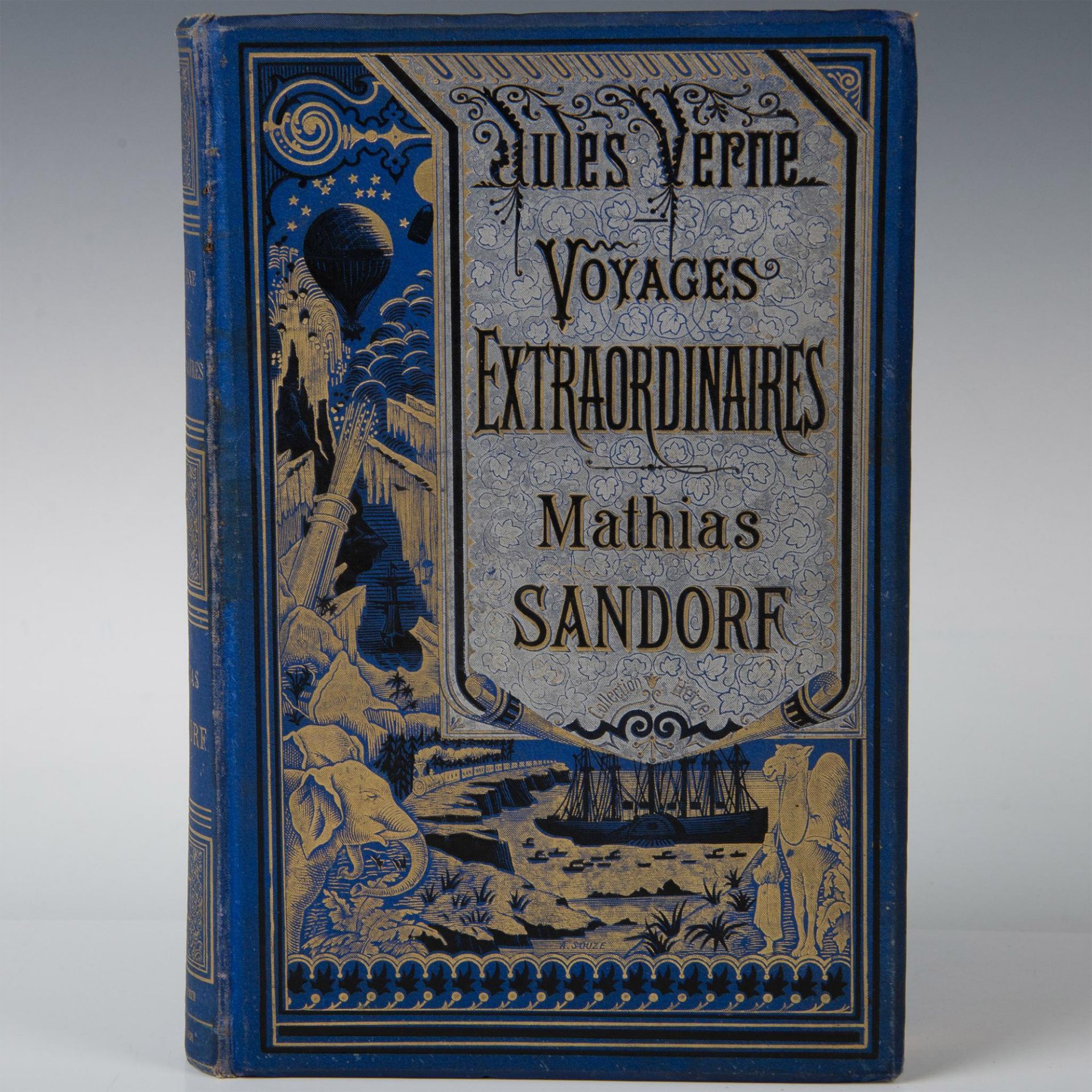 Jules Verne, Mathias Sandorf, A La Banniere, Royal Blue