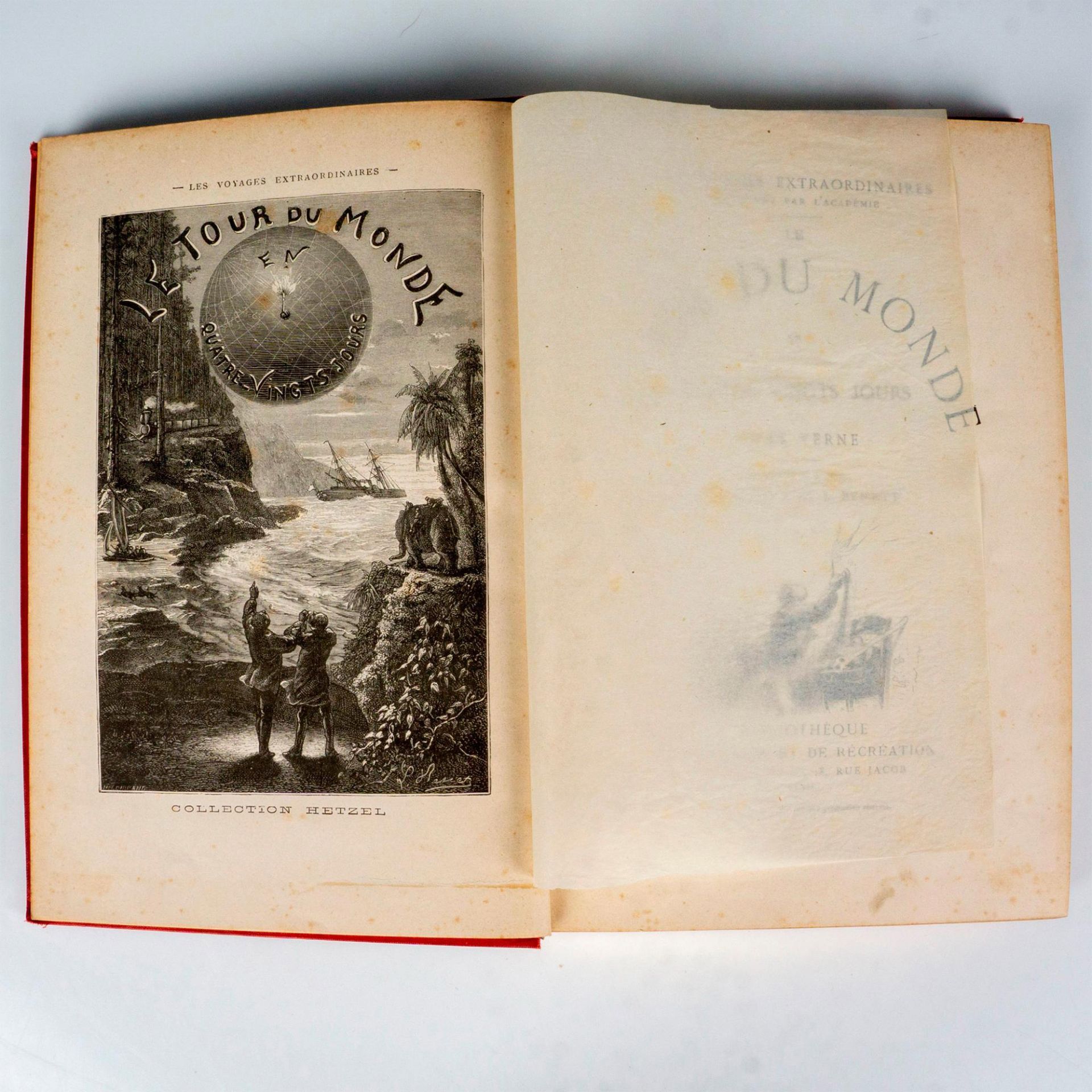 Jules Verne, Le Tour du Monde en 80 Jours, Au Steamer Red - Bild 4 aus 4