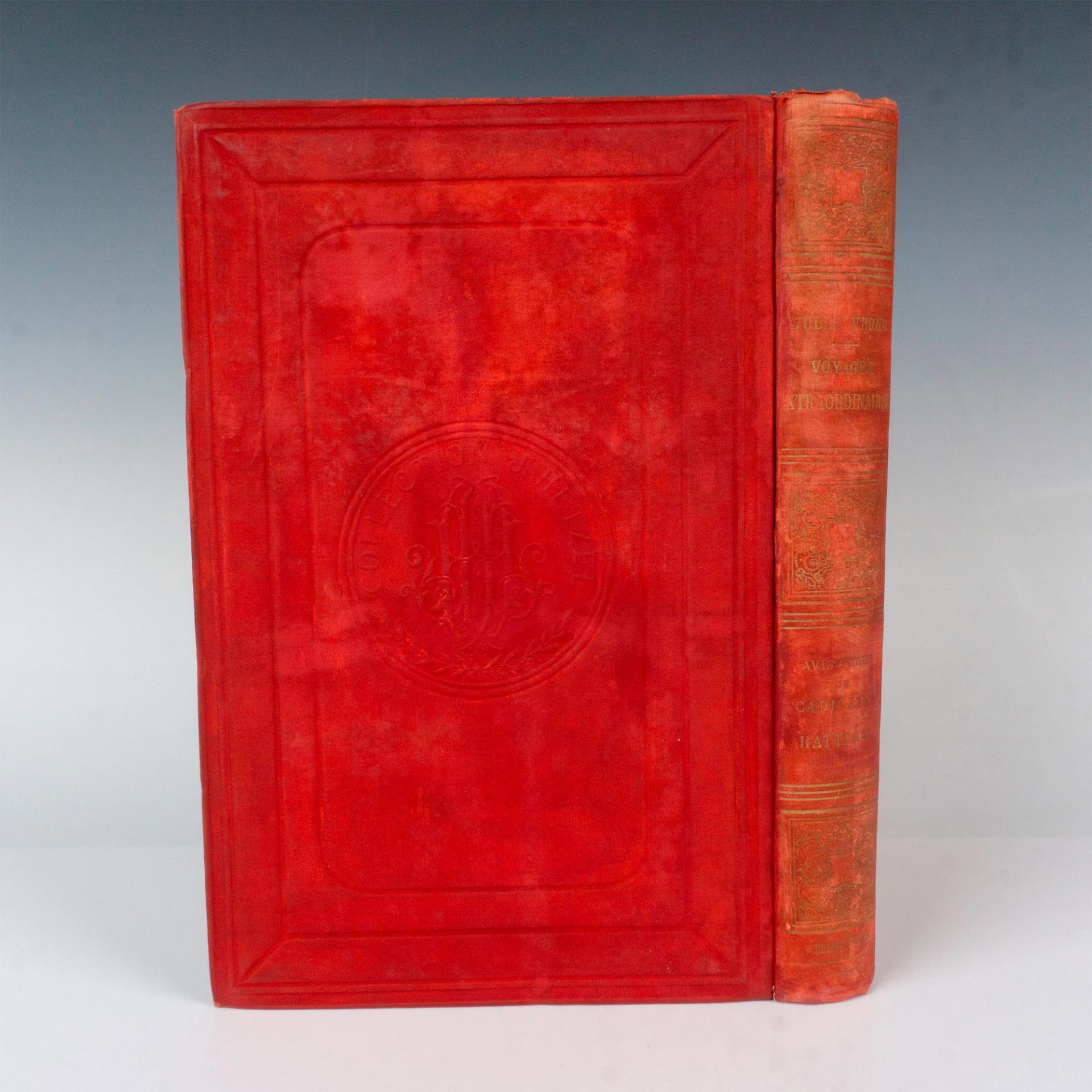 Jules Verne, Capitaine Hatteras, Deux Elephants, Red Cover - Image 3 of 3