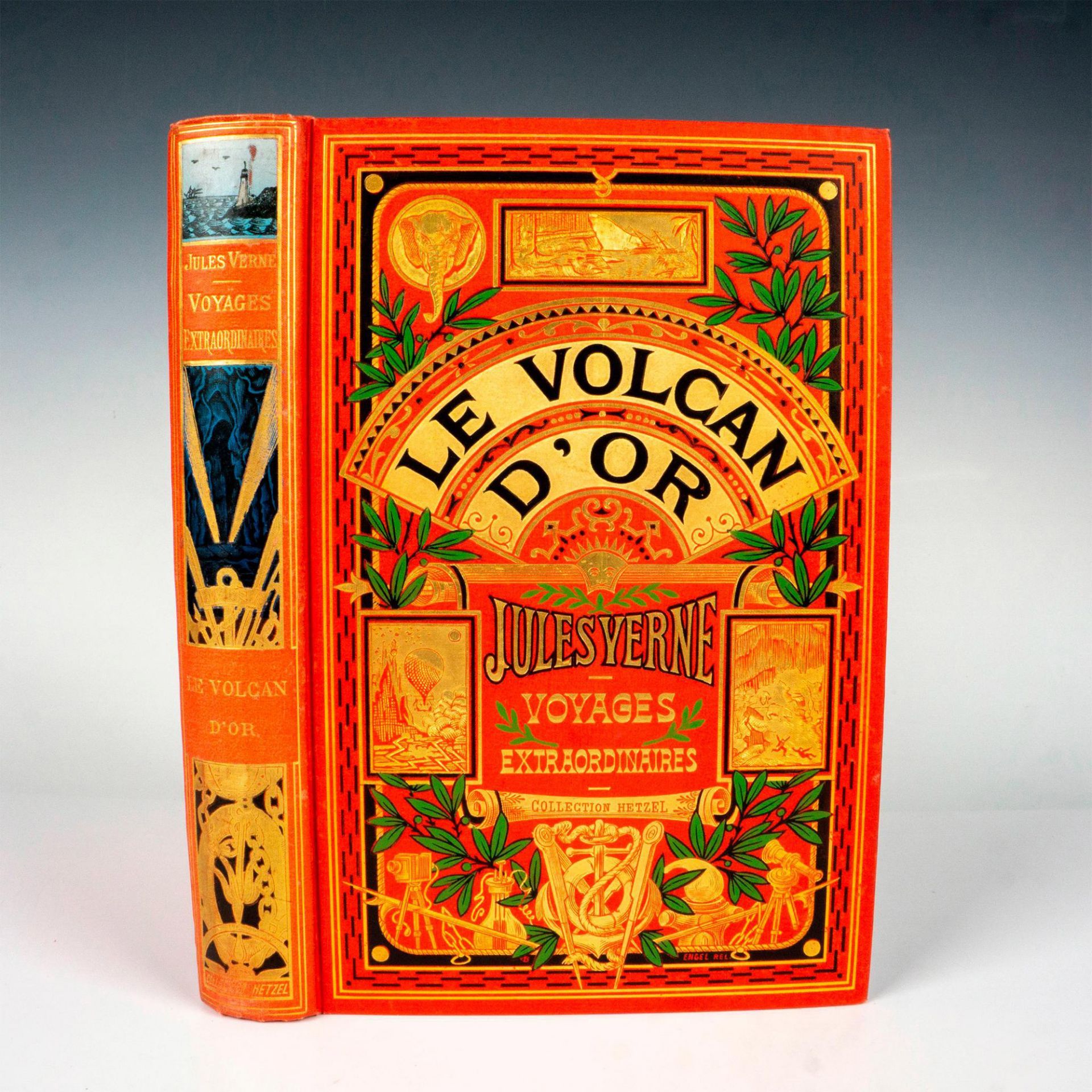 Jules Verne, Le Volcan d'Or, A Un Elephant et a l'Eventail