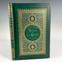 Jules Verne, Autour De La Lune, Aux Bouquets de Roses, Green