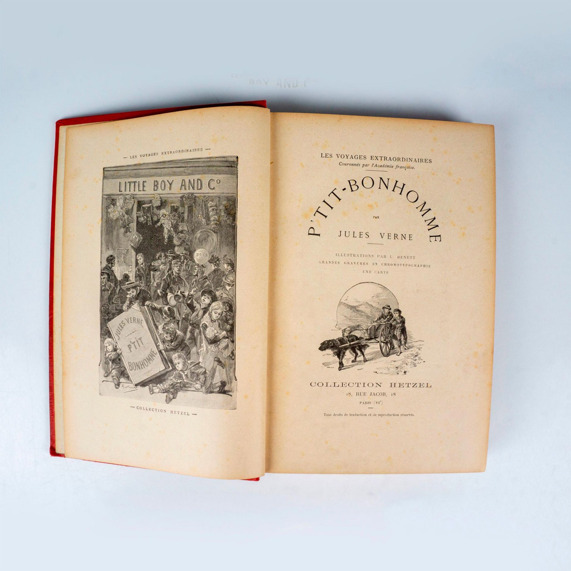 Jules Verne, P'tit Bonhomme, Collection A Un Elephant - Bild 2 aus 3