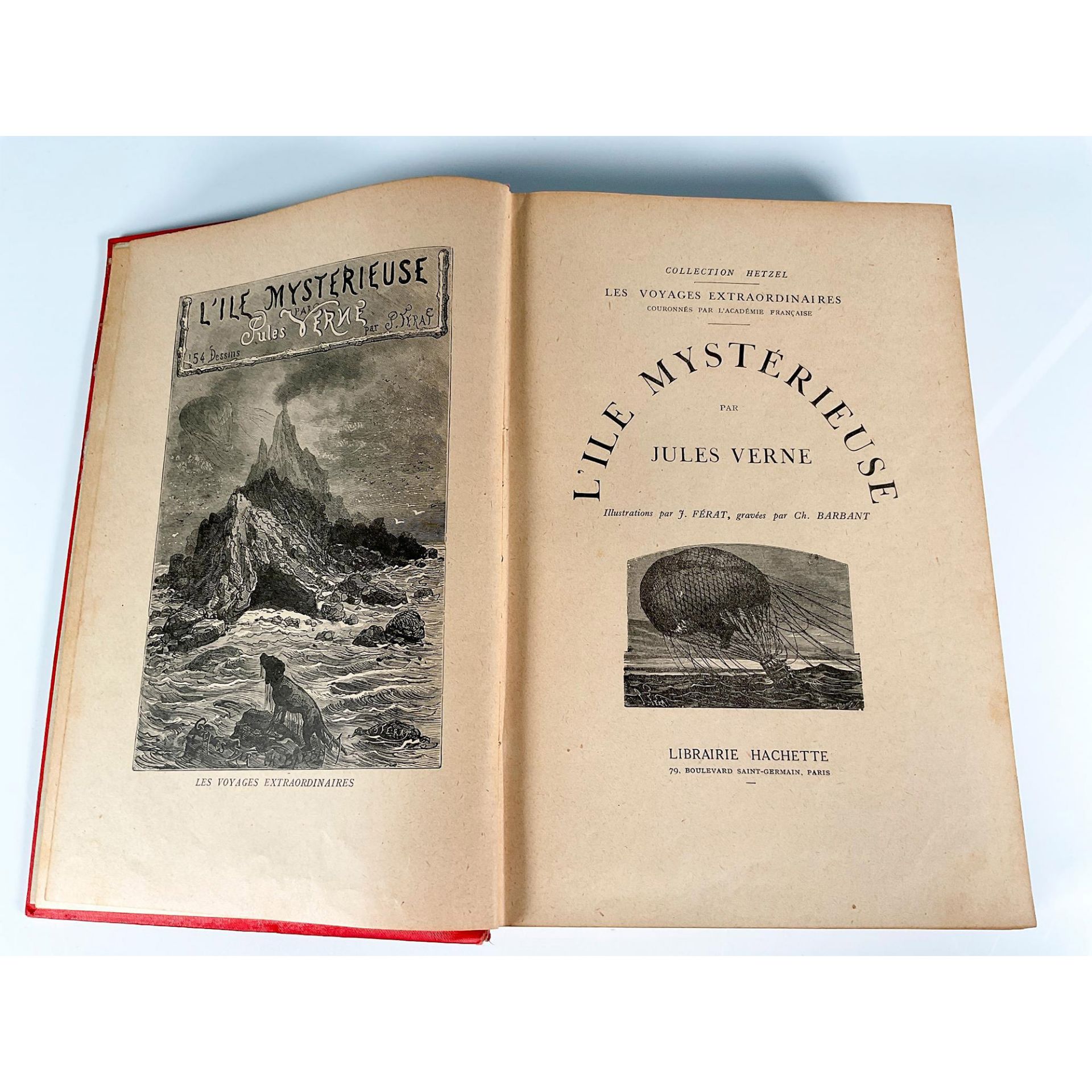 Jules Verne, L'ile Mysterieuse, Un Elephant, Hachette & Cie - Bild 2 aus 4