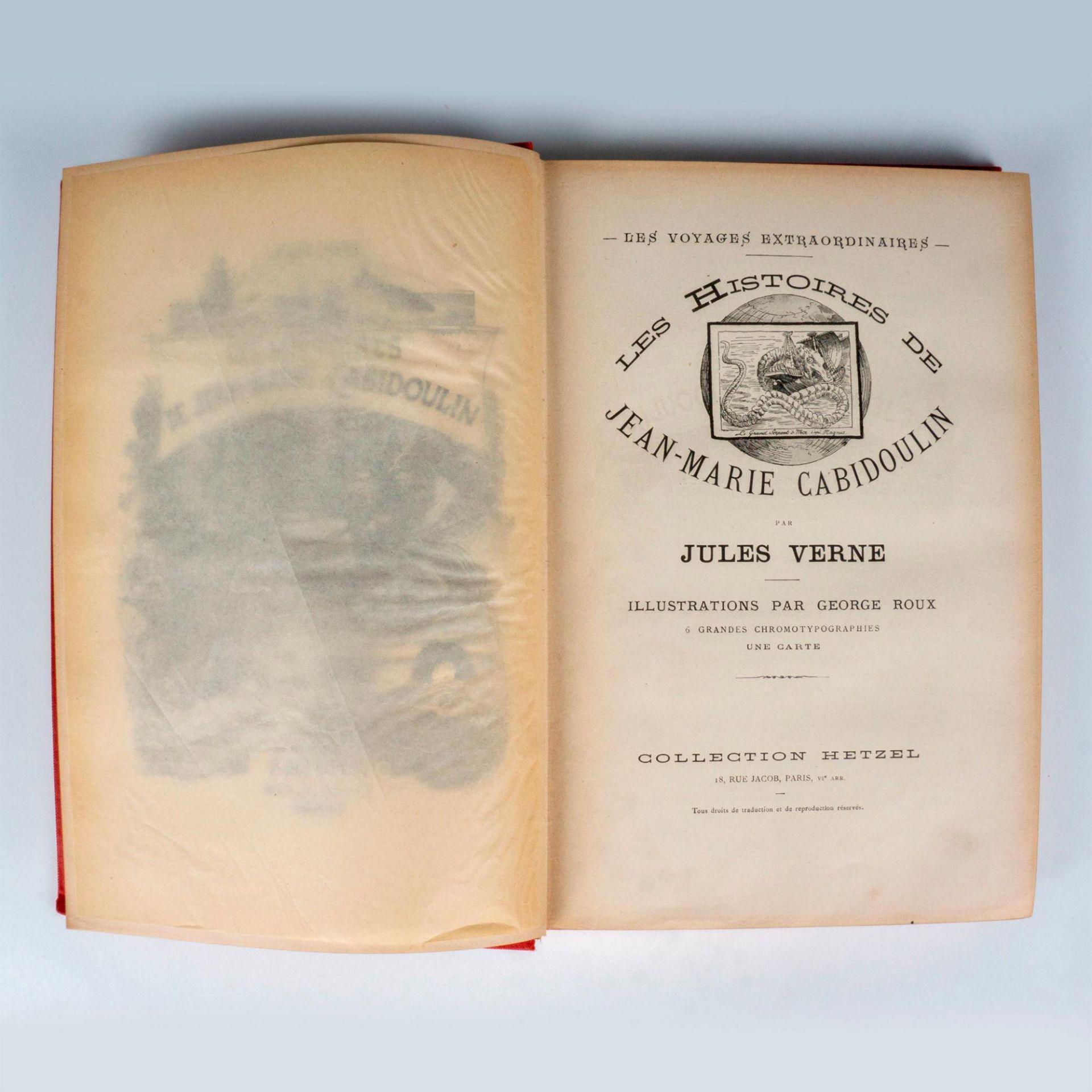 Jules Verne, Jean-Marie Cabidoulin, Steamer Golden Macaron - Image 2 of 4