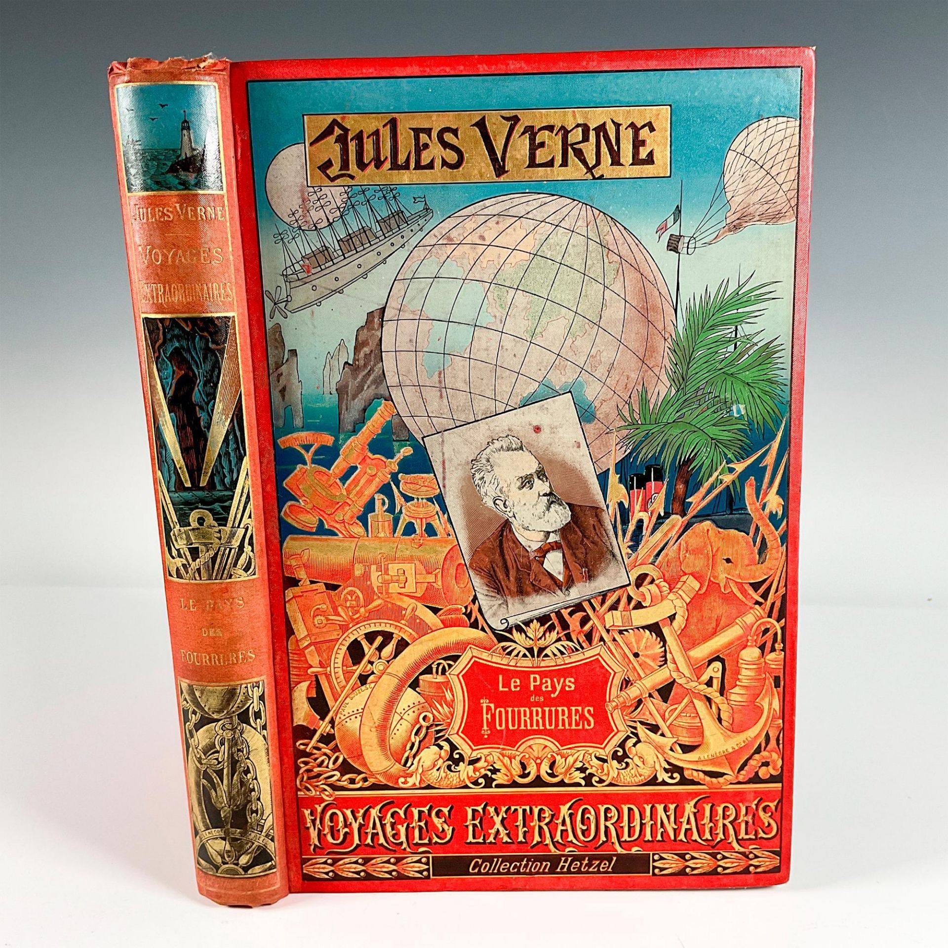 Jules Verne, Le Pays de la Fourrure, Au Portrait Imprime