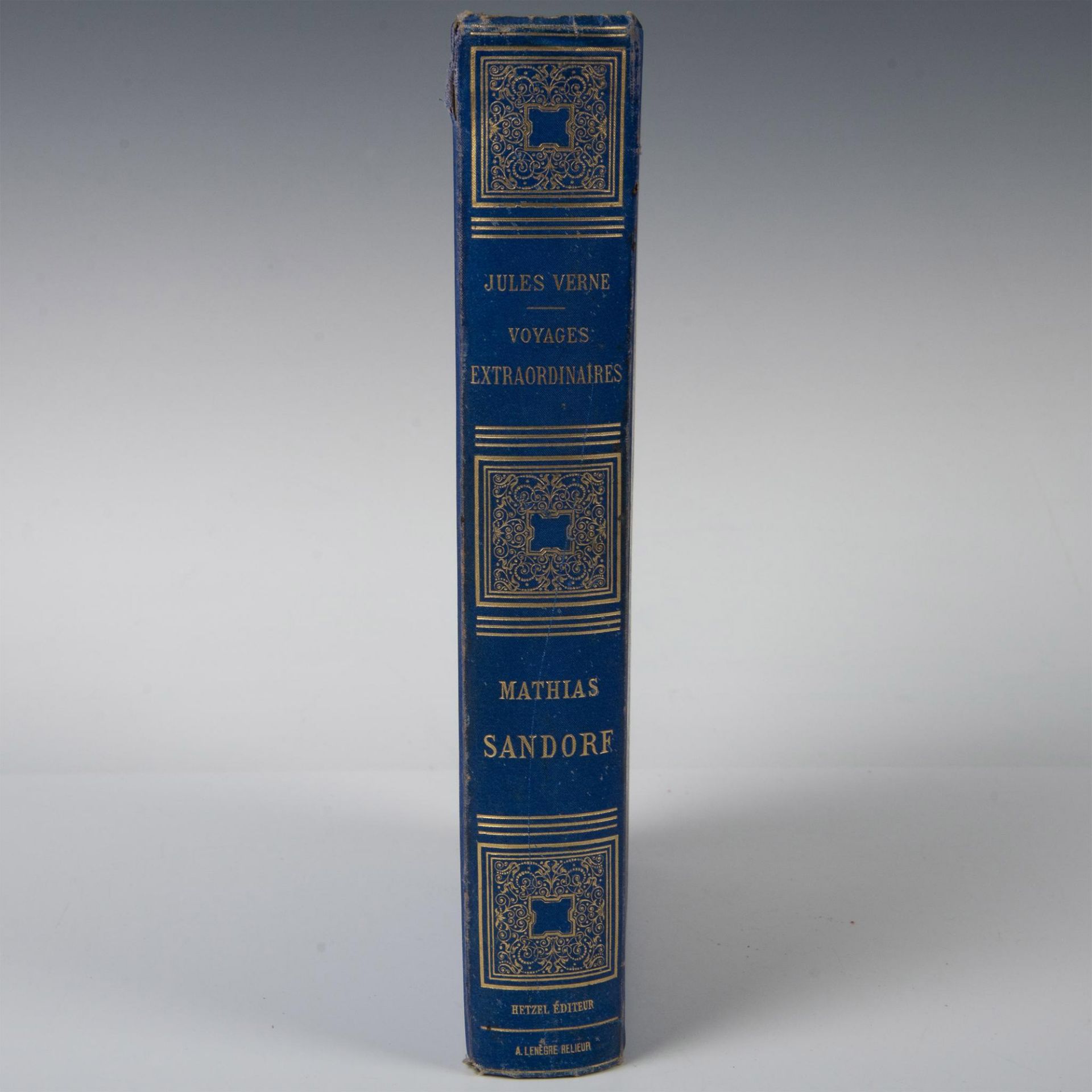 Jules Verne, Mathias Sandorf, A La Banniere, Royal Blue - Image 4 of 6