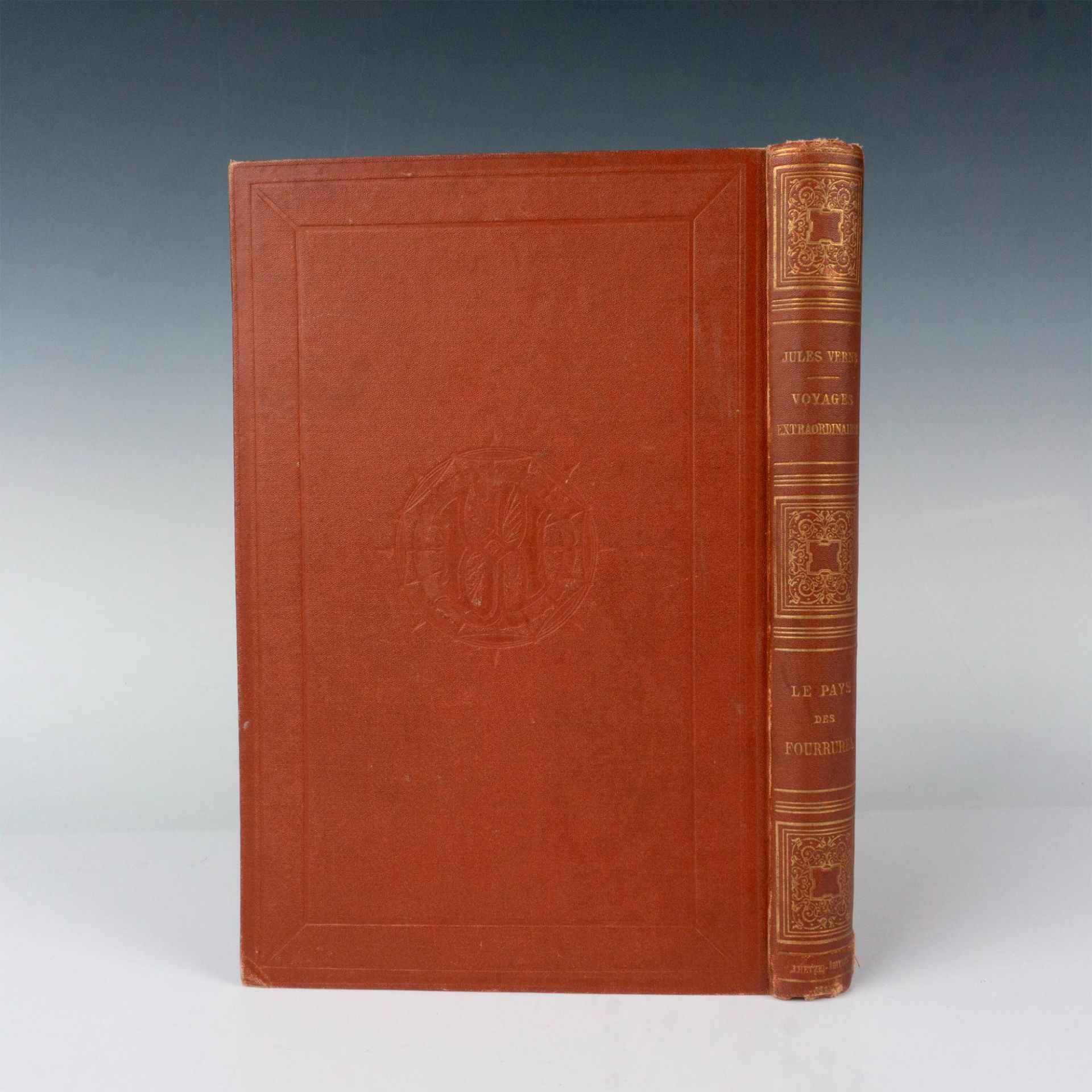 Jules Verne, Le Pays des Fourrures, A L'Obus, Brown Cover - Image 3 of 3