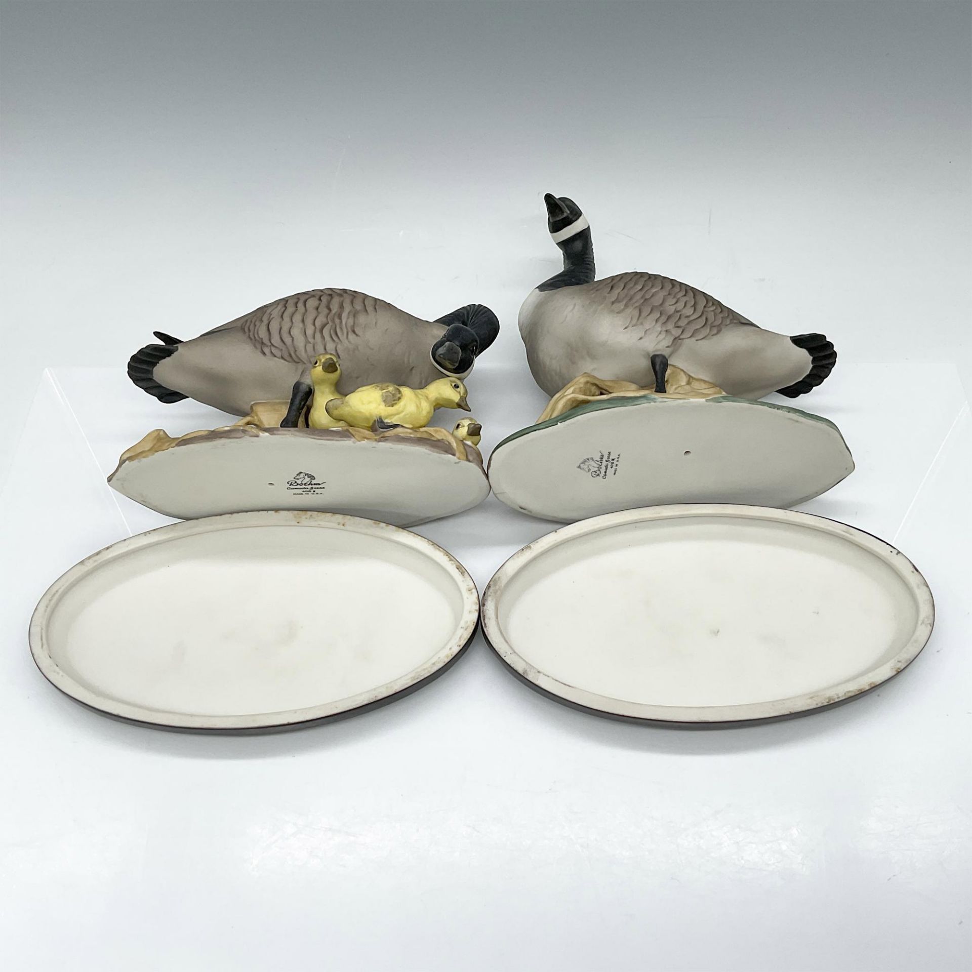 2pc Boehm Figurines, Canada Geese 408N - Image 3 of 4