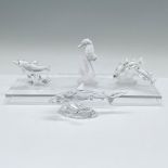 4pc Swarovski Crystal Marine Animal Figurines