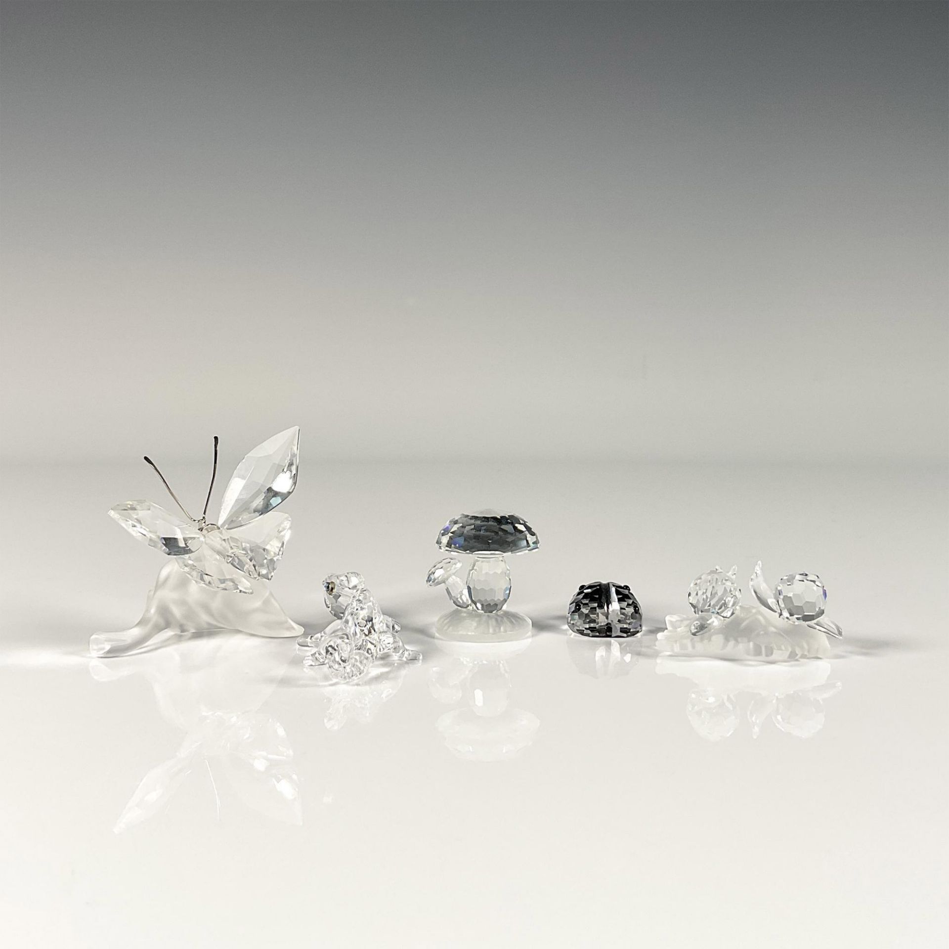 5pc Swarovski Crystal Insect and Reptile Figurines - Image 2 of 3