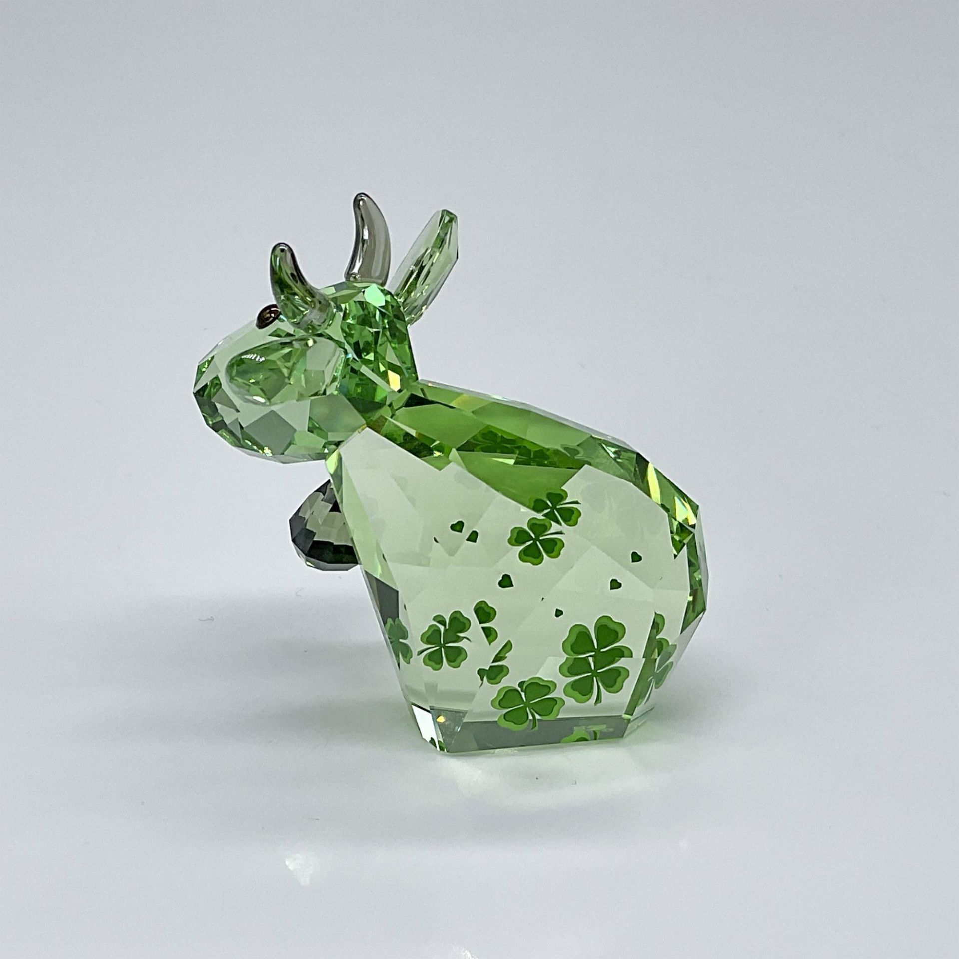 Swarovski Crystal Lovlots Figurine, Green Flower Mo - Image 2 of 3