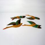 4pc Vintage Wooden Duck Wall Decorations