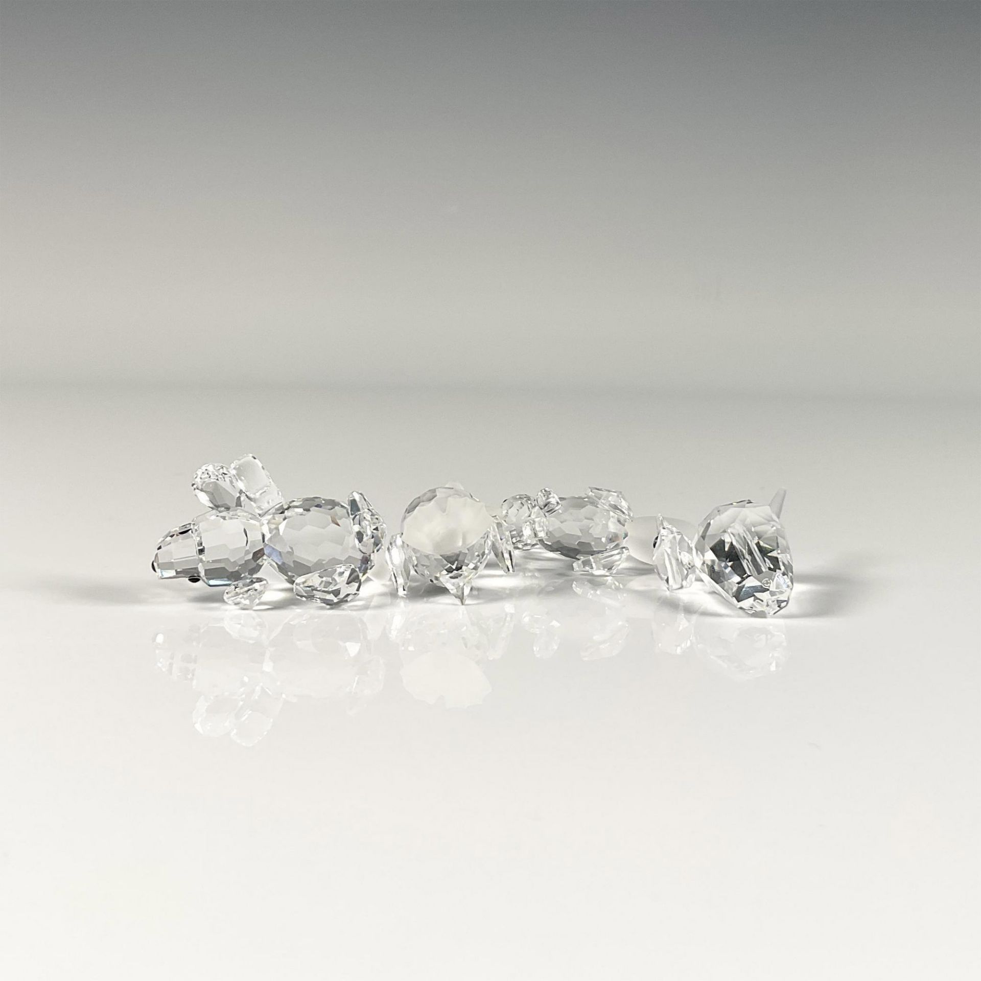 4pc Swarovski Crystal Animal Figurines - Image 3 of 3