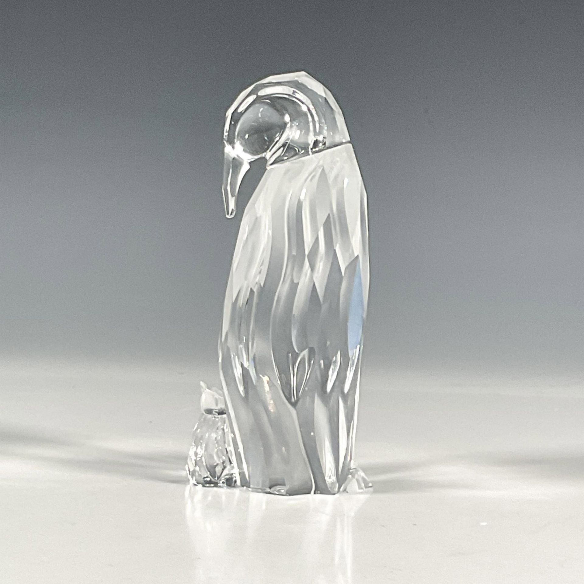 Swarovski Silver Crystal Figurine, Penguin Mother and Baby - Bild 2 aus 6