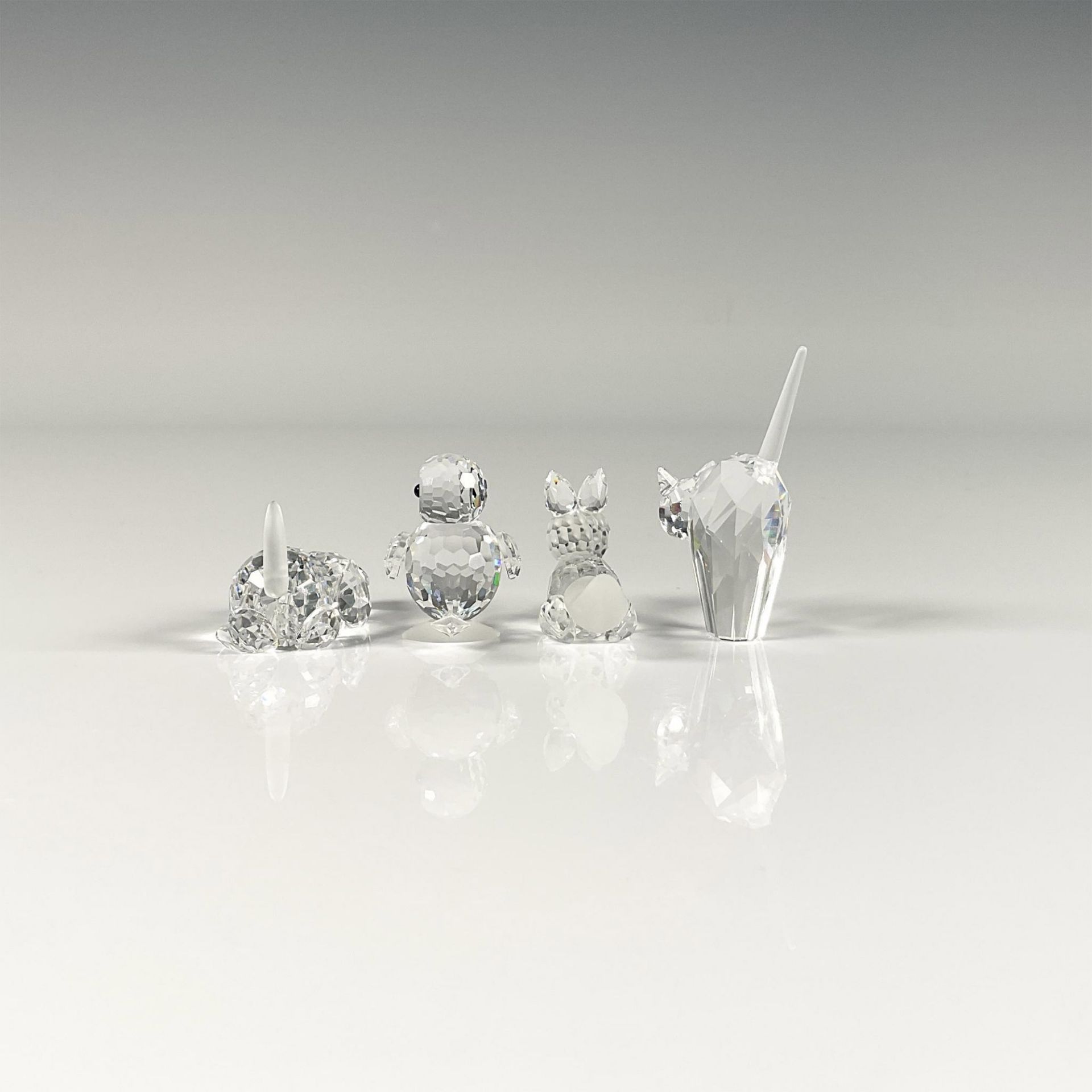 4pc Swarovski Crystal Animal Figurines - Image 2 of 3