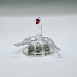 Swarovski Crystal Figurine, Swan Family