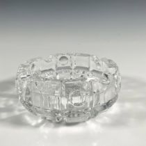 Clear Cut Crystal Ashtray