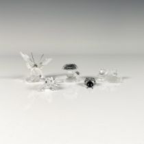 5pc Swarovski Crystal Insect and Reptile Figurines