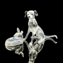 2pc Swarovski Crystal Figurine, Dalmation Mom and Fawn