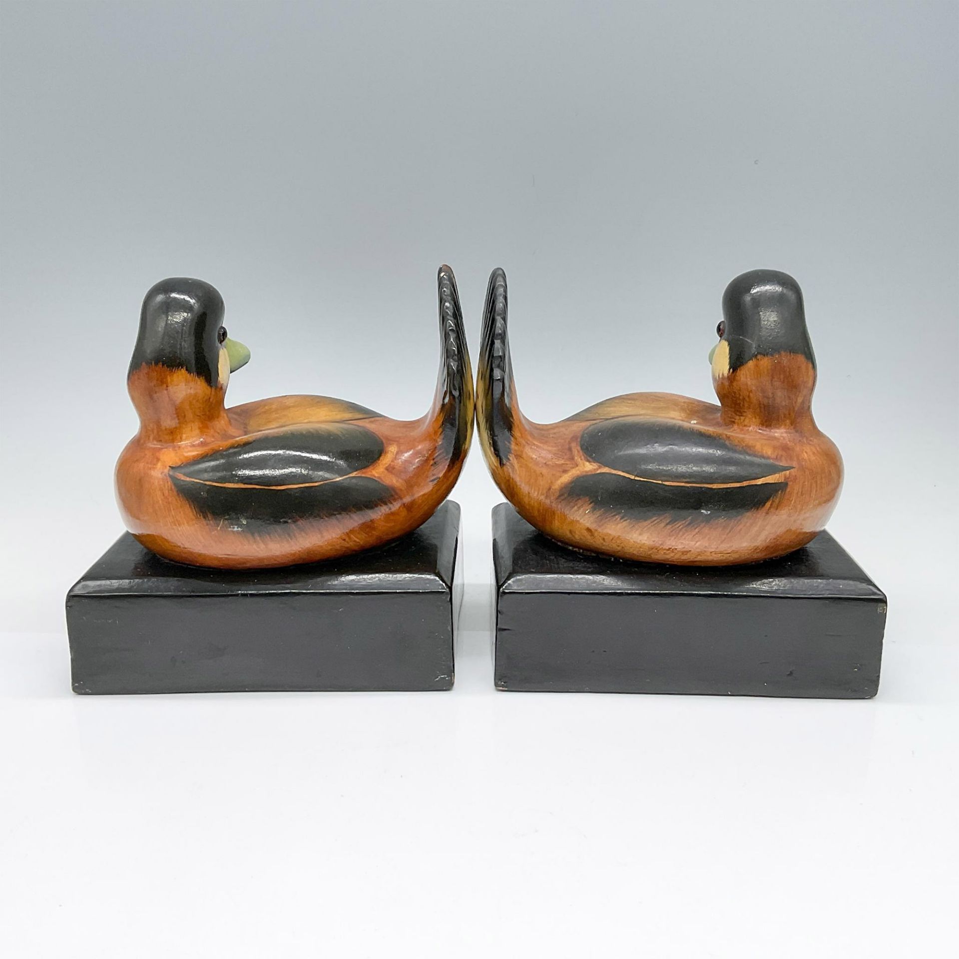 Pair of Vintage Italian Ceramic Duck Bookends - Image 2 of 3