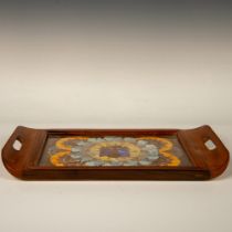 Butterfly Wing Art Inlaid Wood Tray