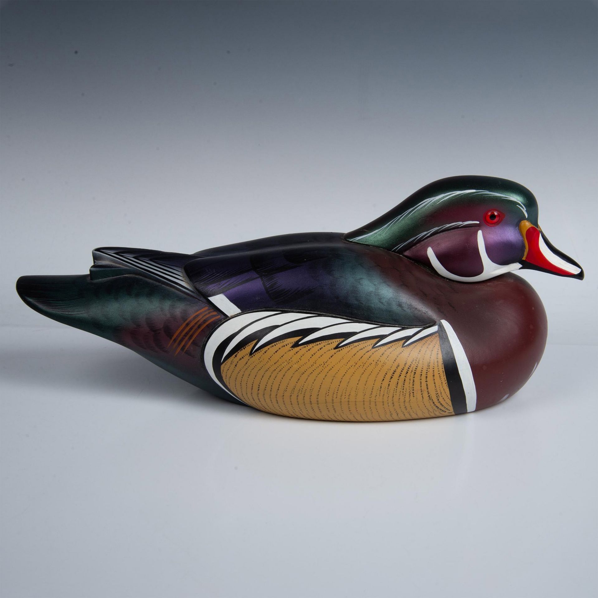 Vintage Ducks Unlimited by Randy Tull Duck Decoy, Signed - Bild 5 aus 6