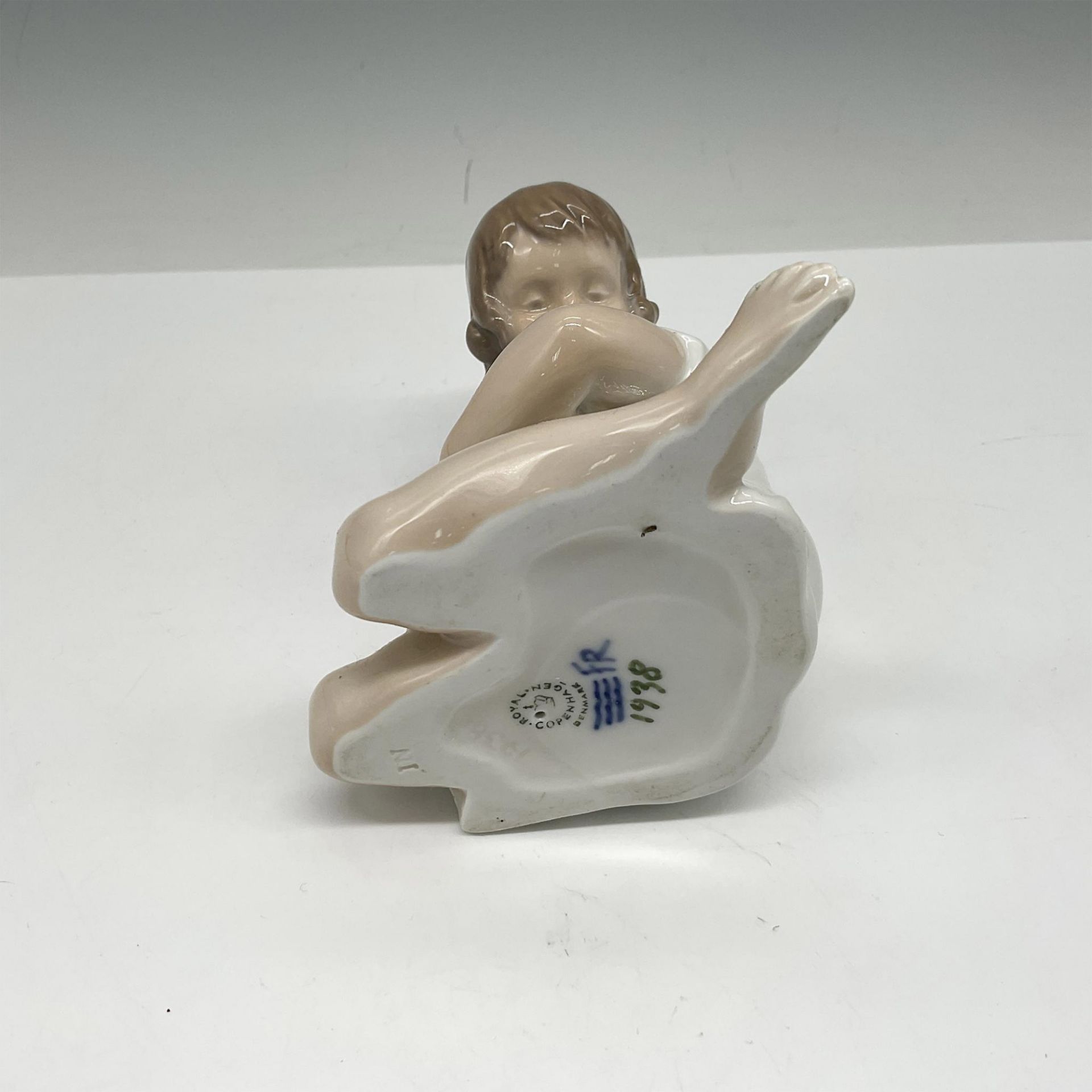 Royal Copenhagen Porcelain Figurine, Girl with Doll - Image 3 of 3