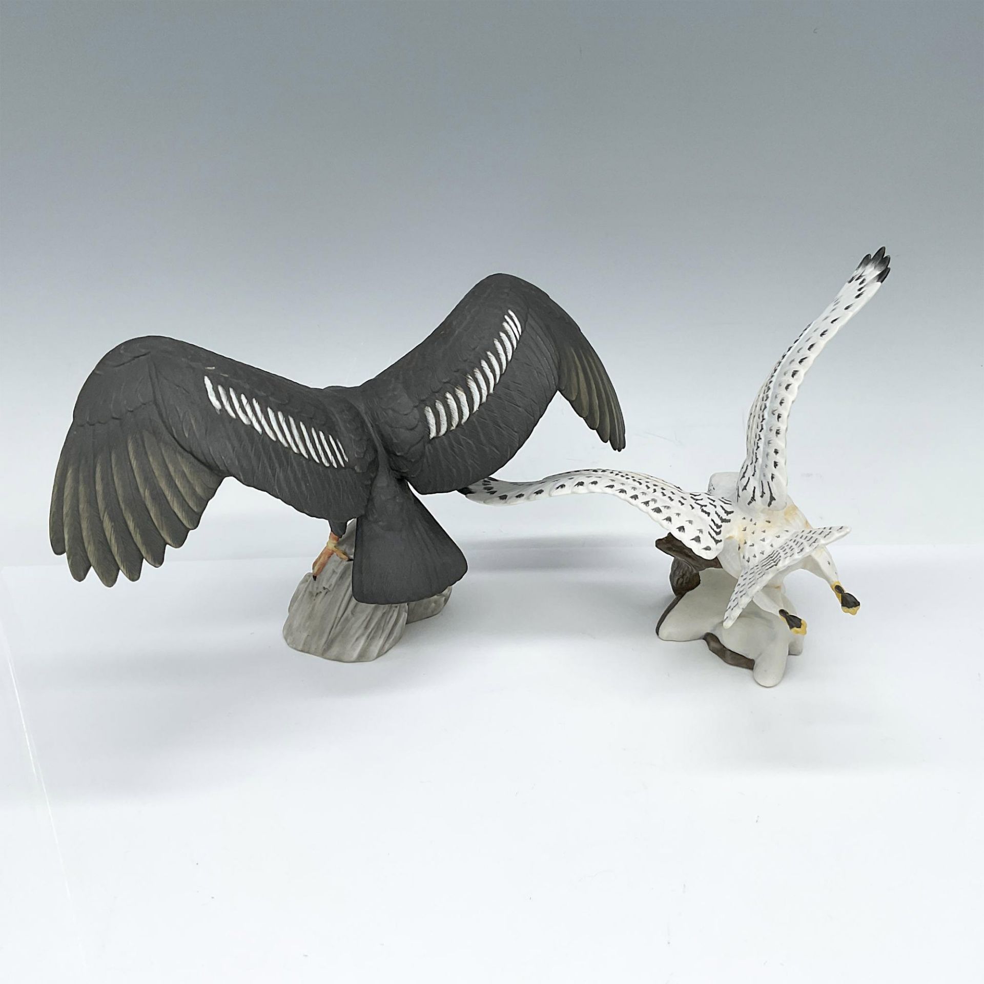 2pc Franklin Mint Figurines, Noble Birds, Falcon and Vulture - Bild 2 aus 3