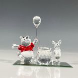 4pc Swarovski Crystal Figurines, Winnie the Pooh