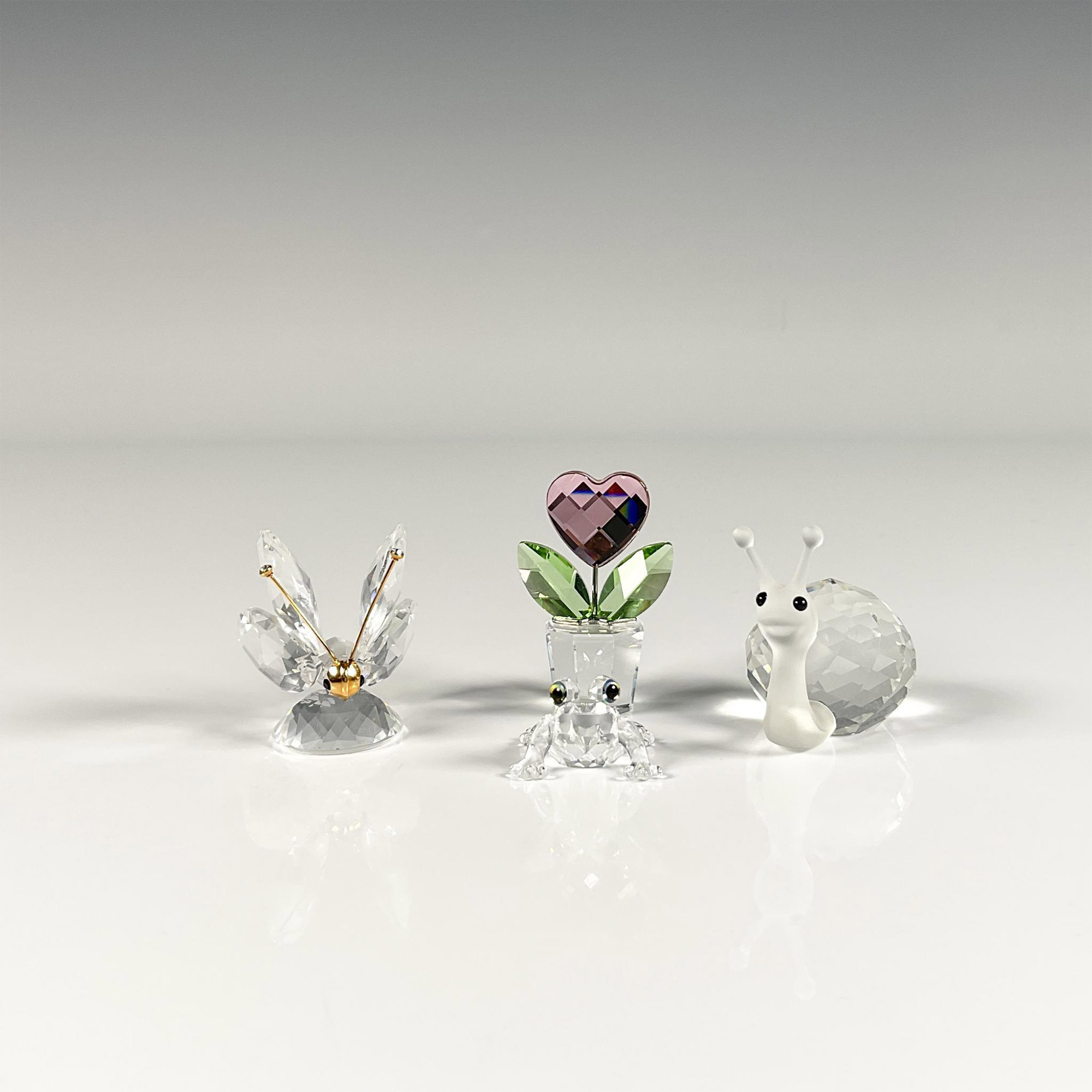 4pc Swarovski Crystal Assorted Figurines