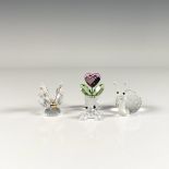 4pc Swarovski Crystal Assorted Figurines