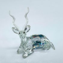 Swarovski Silver Crystal Figurine, Gazelle