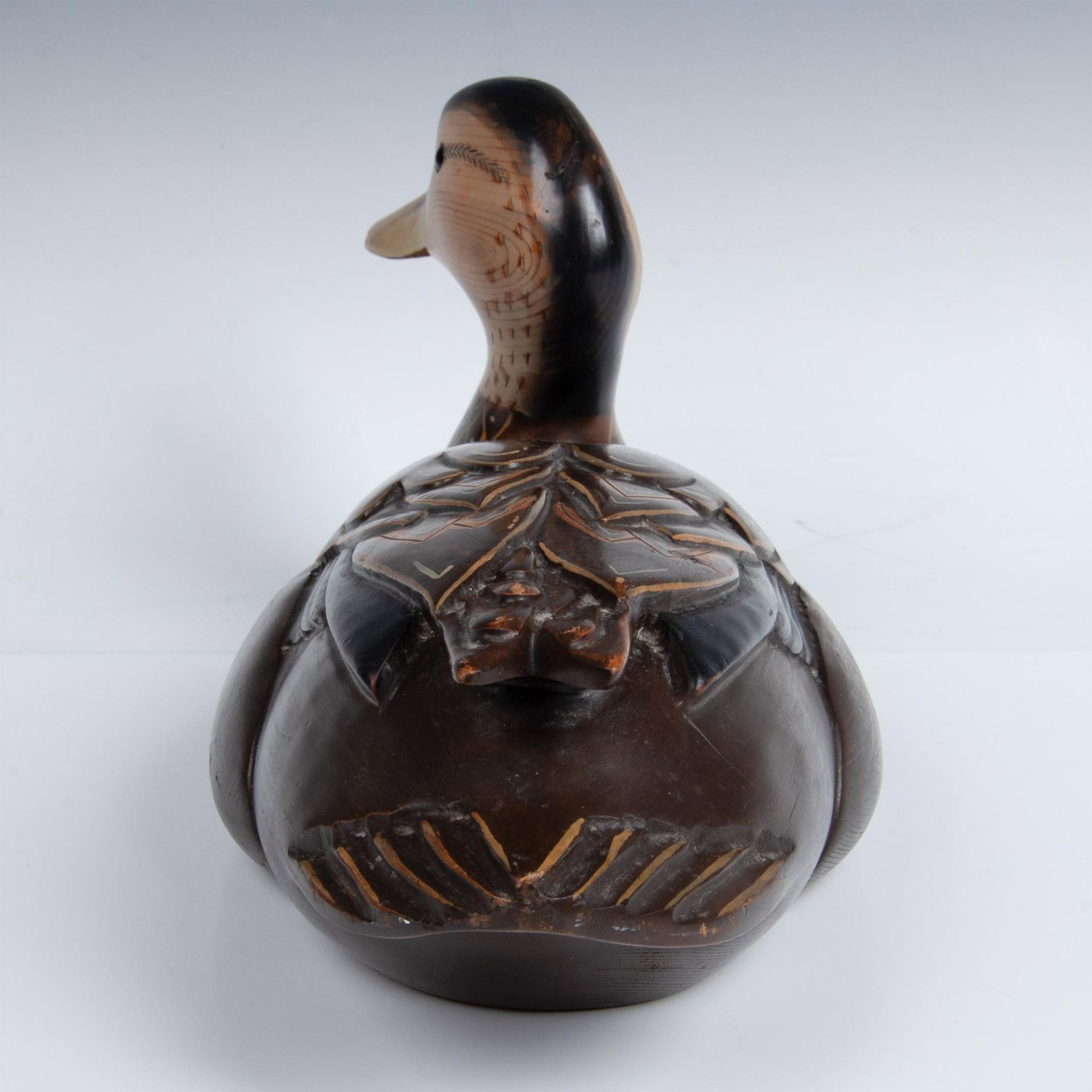 Vintage Ducks Unlimited by Tom Taber Duck Decoy - Image 4 of 5