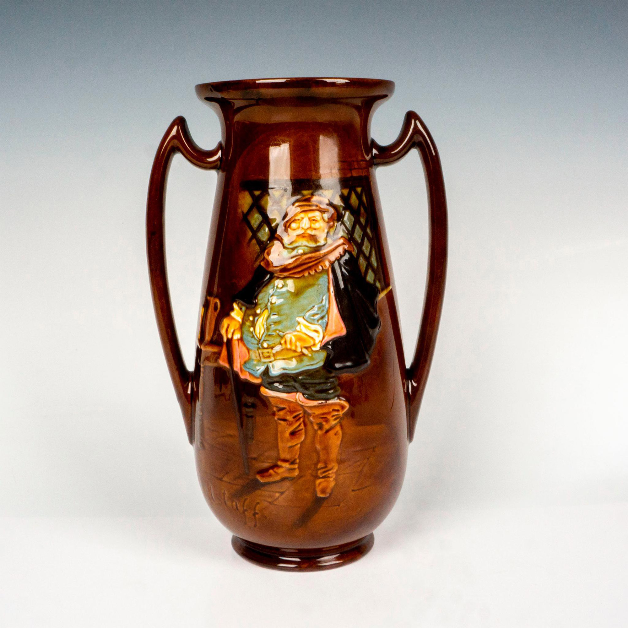 Royal Doulton Kingsware, Falstaff 2 Handle Vase