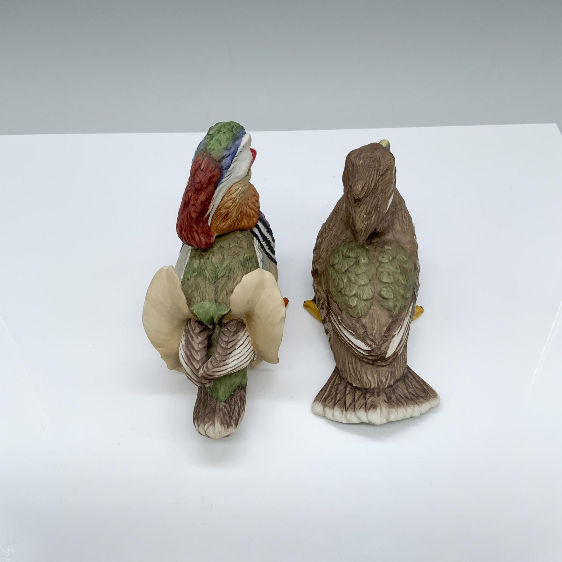 Pair of Boehm Porcelain Mandarin Duck Figurines 40106 - Image 4 of 5