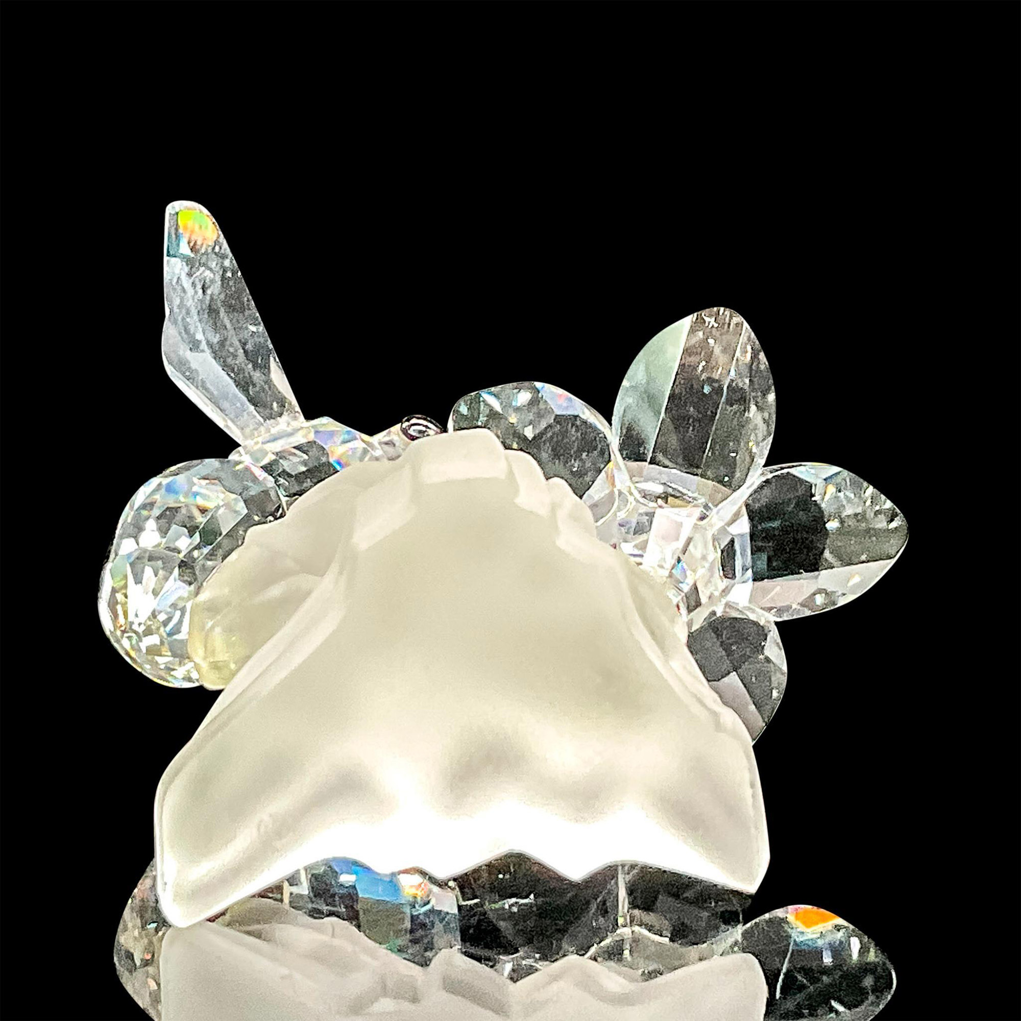 Swarovski Silver Crystal Figurine, Bumblebee on Flower - Image 3 of 4