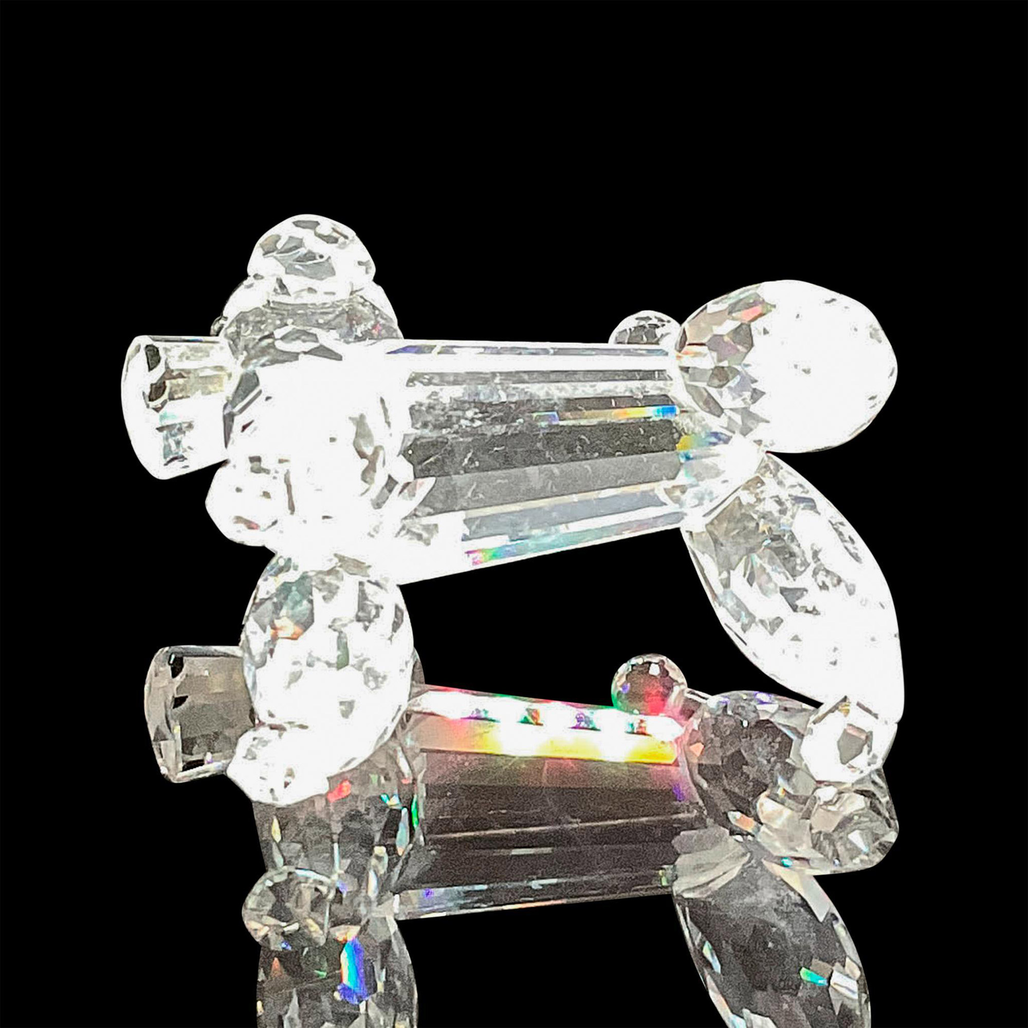 Swarovski Silver Crystal Figurine, Standing Poodle - Image 4 of 5