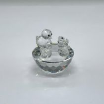 Swarovski Silver Crystal Figurine, Bird's Nest