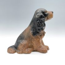 Cast Iron Springer Spaniel Dog Figural Doorstop