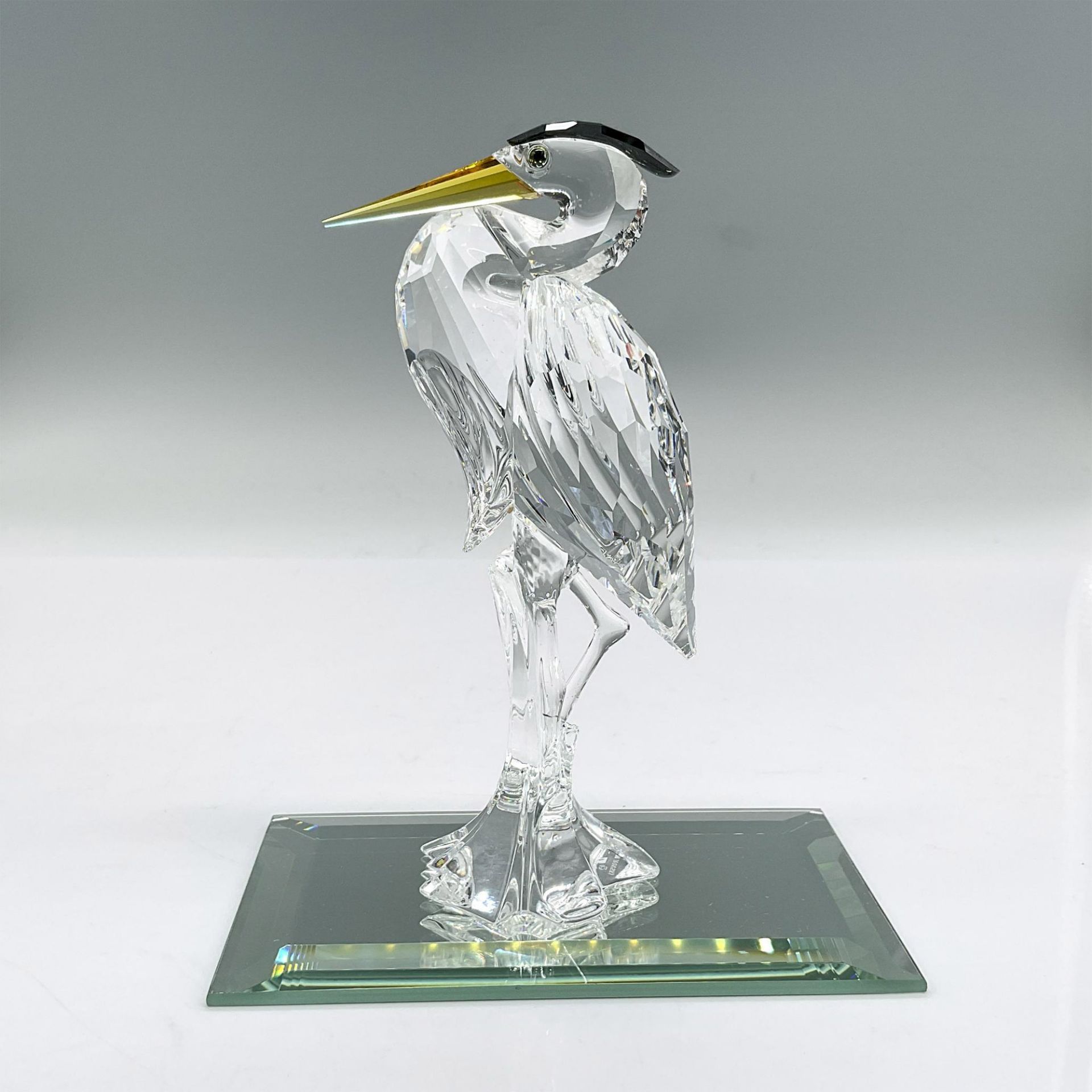 Swarovski Silver Crystal Figurine, Silver Heron