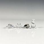 4pc Swarovski Crystal Figurines