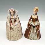 2pc Lenox Porcelain Figurines, The Great Fashions of History