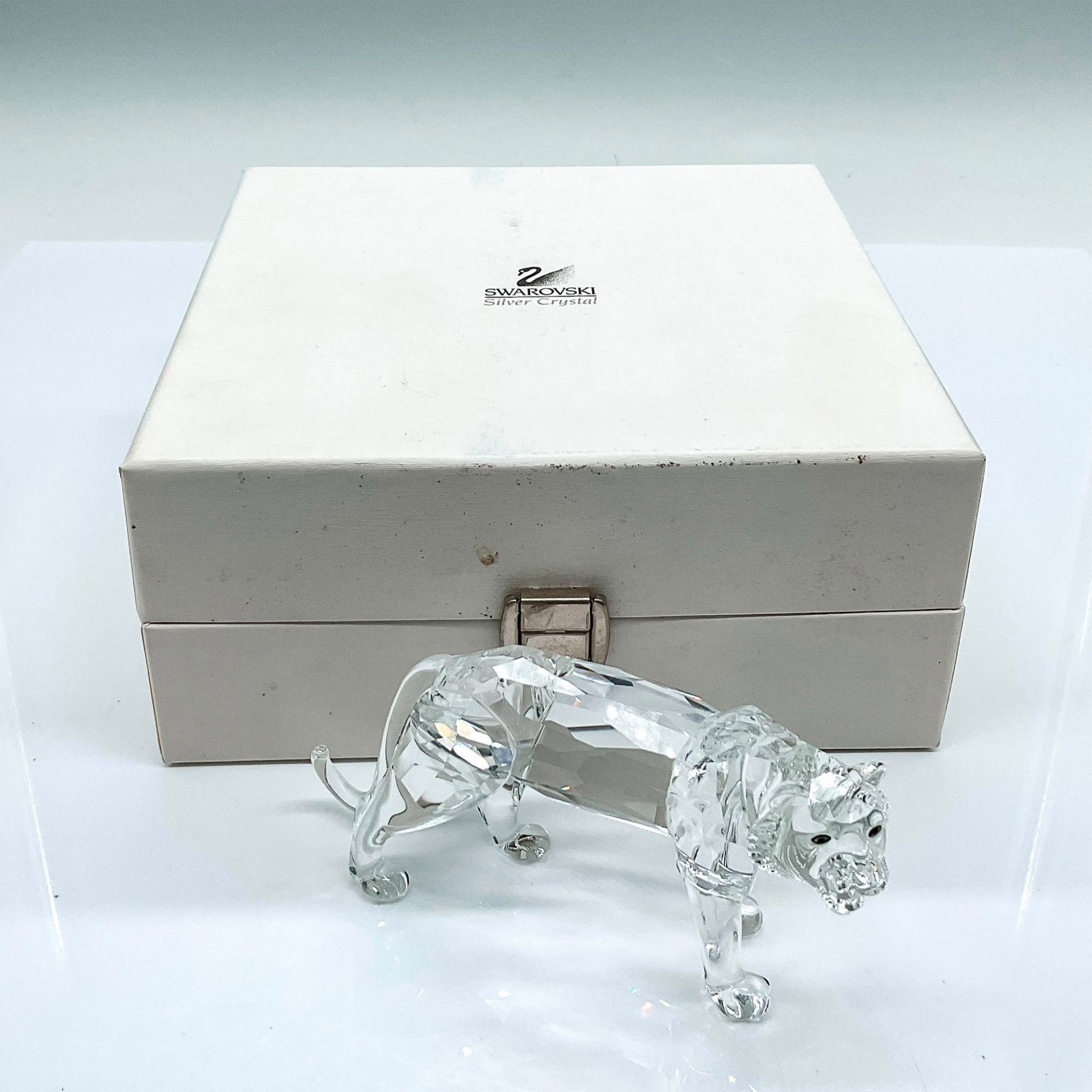 Swarovski Silver Crystal Figurine, Tiger - Bild 4 aus 4