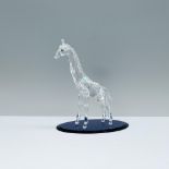 Swarovski Crystal Figurine and Base, Giraffe Baby