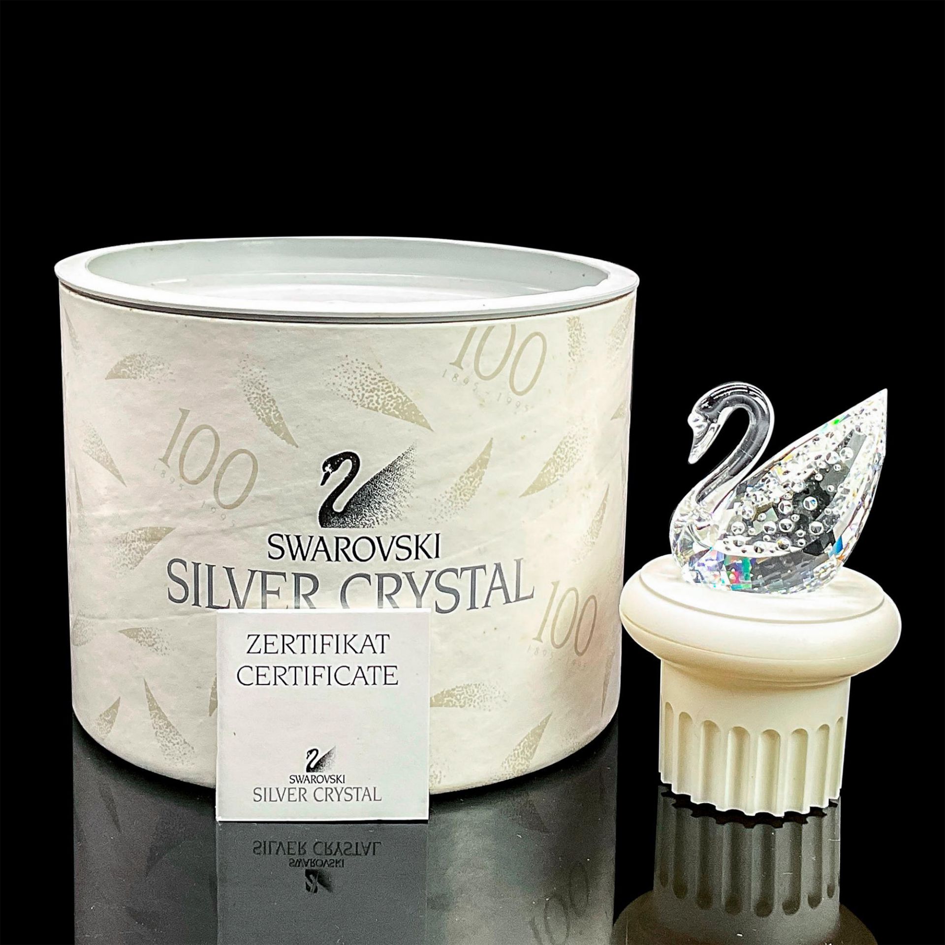 Swarovski Crystal Figurine + Base, Centenary Swan - Image 4 of 4