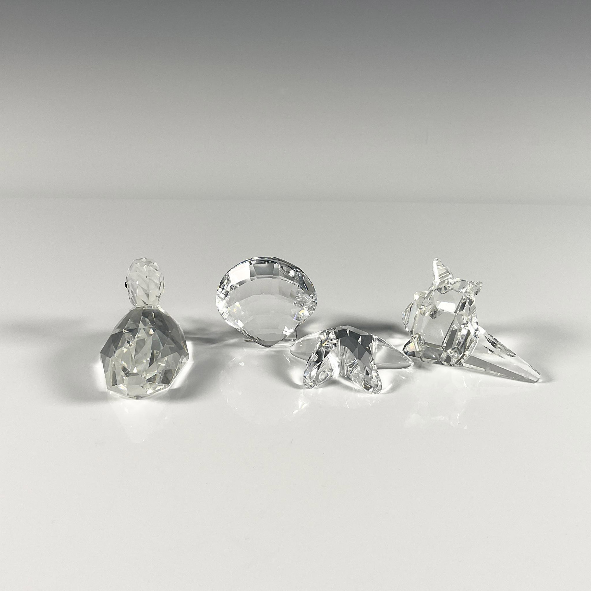 4pc Swarovski Crystal South Sea Figurines - Image 2 of 3