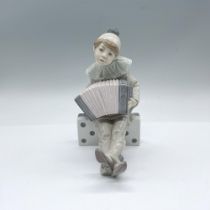 Lladro Porcelain Figurine, Clown On Domino 1001179