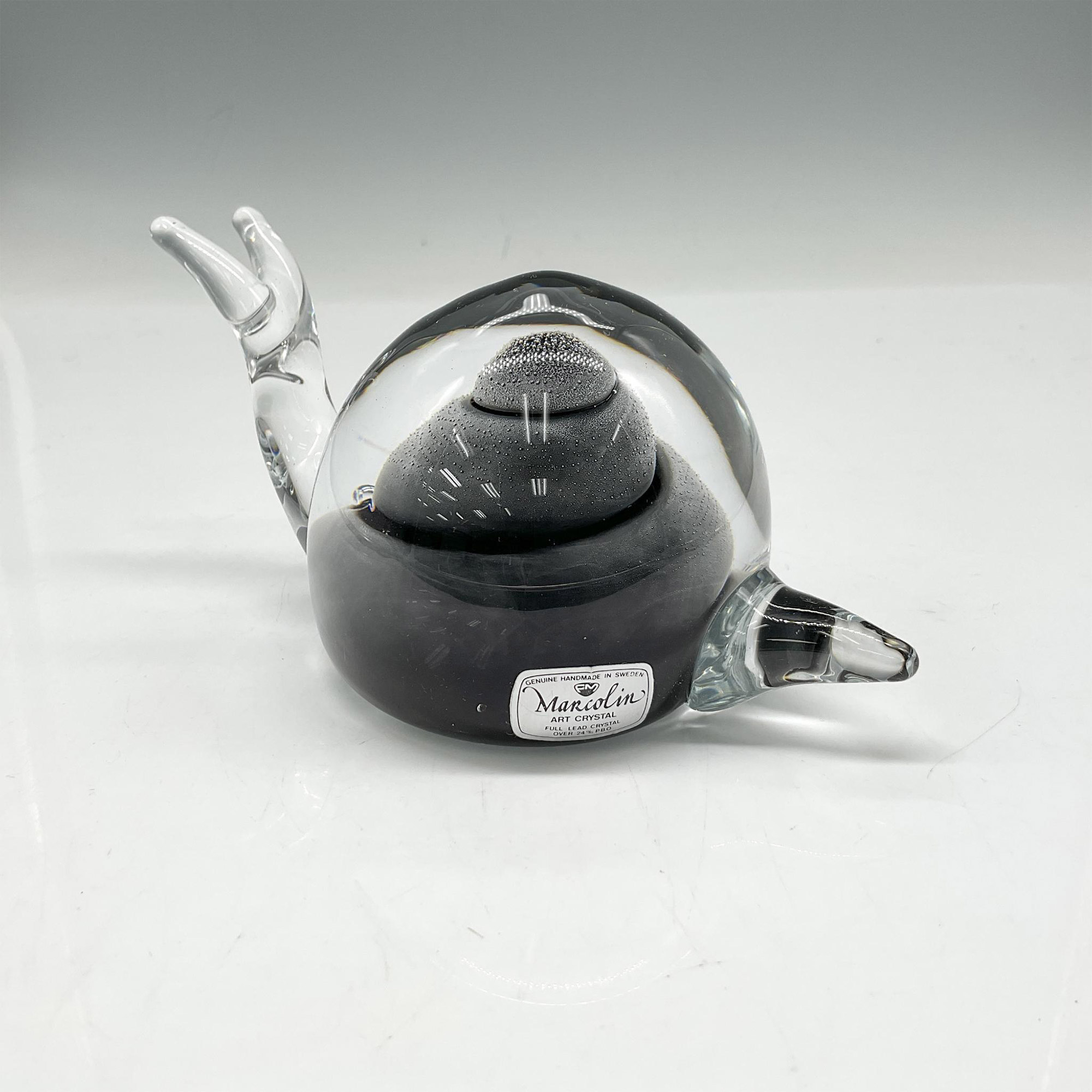 Marcolin Art Crystal Snail Paperweight - Image 3 of 4